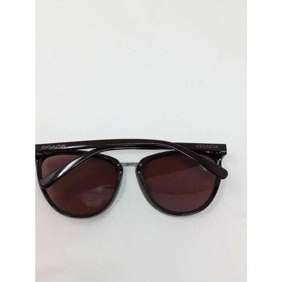 Coach HC8221 L1661 Women's Cat Eye Sunglasses Maroon Frame (Oxblood) Lens - Picture 9 of 9